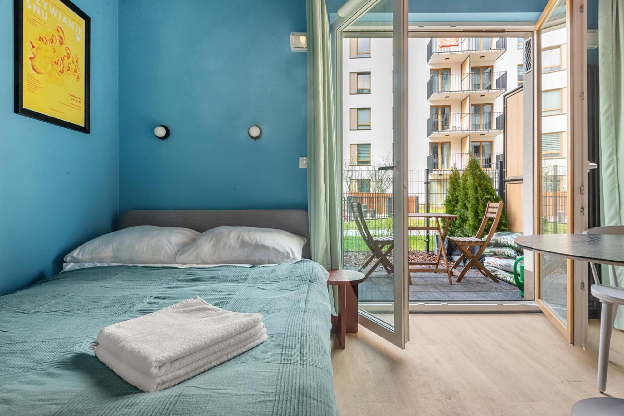 Colorful Apt Close To The Center Great Location Apartman Varsó Kültér fotó